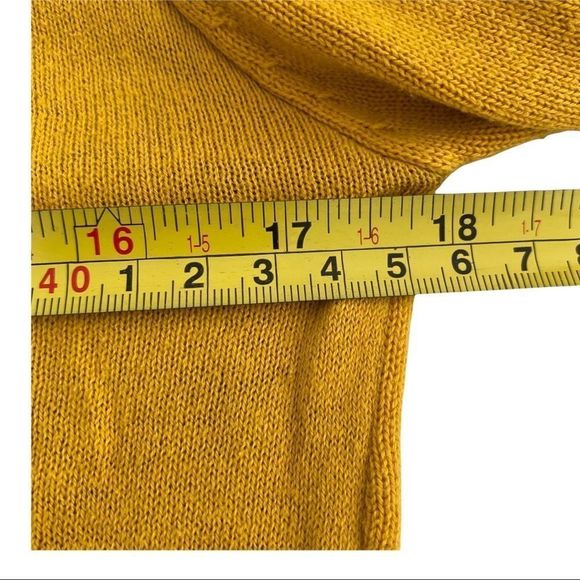 Mustard Yellow Sweater with Black Bow Detail - Picture 6 of 6